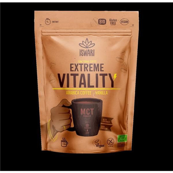 Extreme Vitality Café Arábica MCT Bio 200g - Iswari - Crisdietética