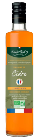Vinagre de Cidra 500ml Bio - Emile Noel - Crisdietética