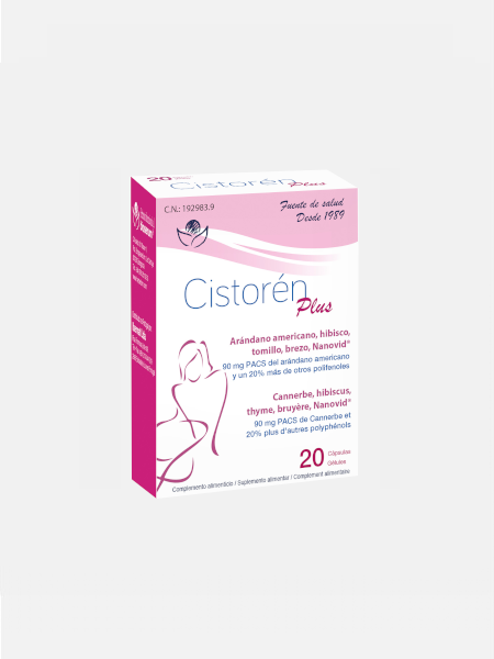 Cistoren Plus 20 cápsulas - Bioserum - Crisdietética