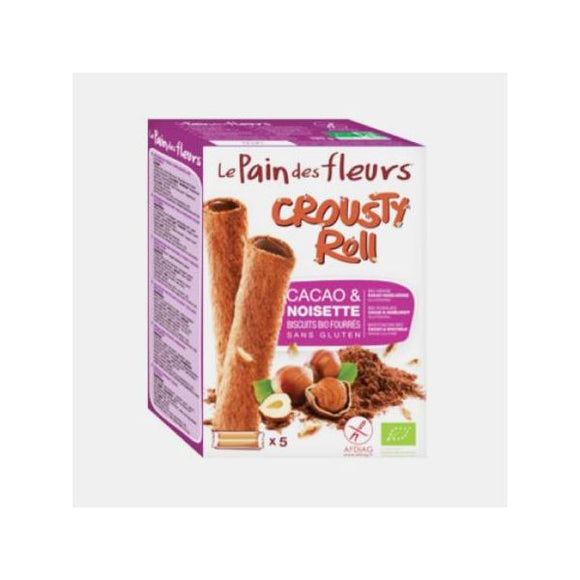 Crousty Roll Cacau & Avela Bio sem Gluten 125g - Le Pain des Fleurs - Crisdietética