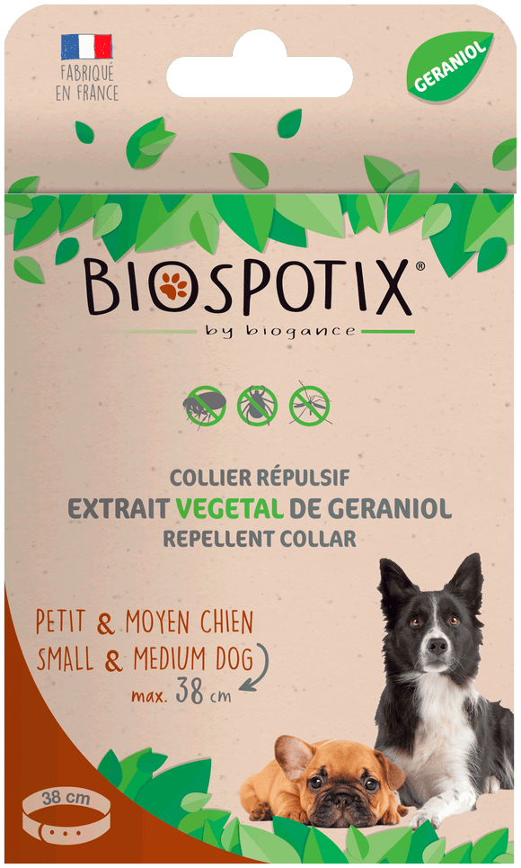 Biogance Biospotix Coleira Cão até 38cm - Crisdietética