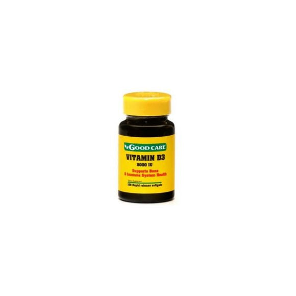 Vitamin D3 5000iu 100 cápsulas - Crisdietética