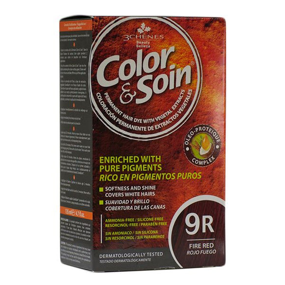 Color & Soin 9R - Ruivo Fogo 135ml - Crisdietética