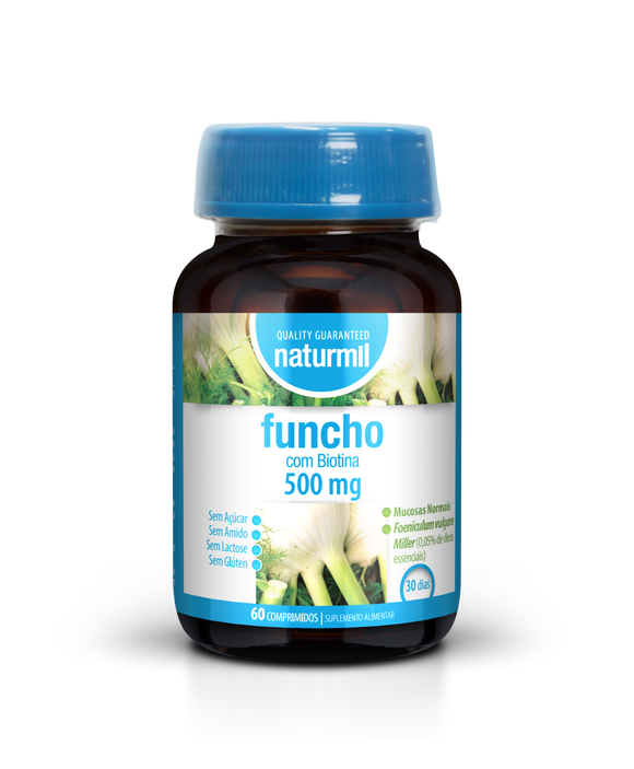 Funcho 500mg 60 Comprimidos - Naturmil - Crisdietética