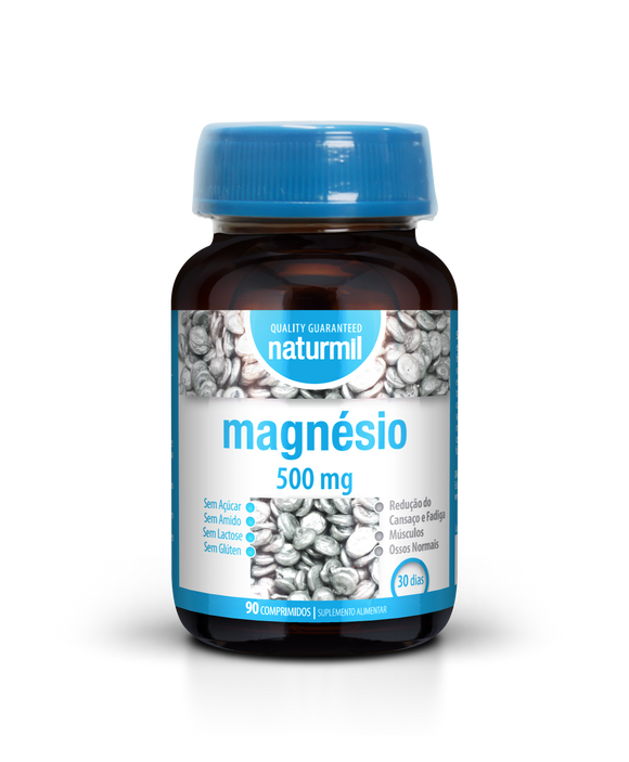 Magnésio 500mg 90 Comprimidos - Naturmil - Crisdietética