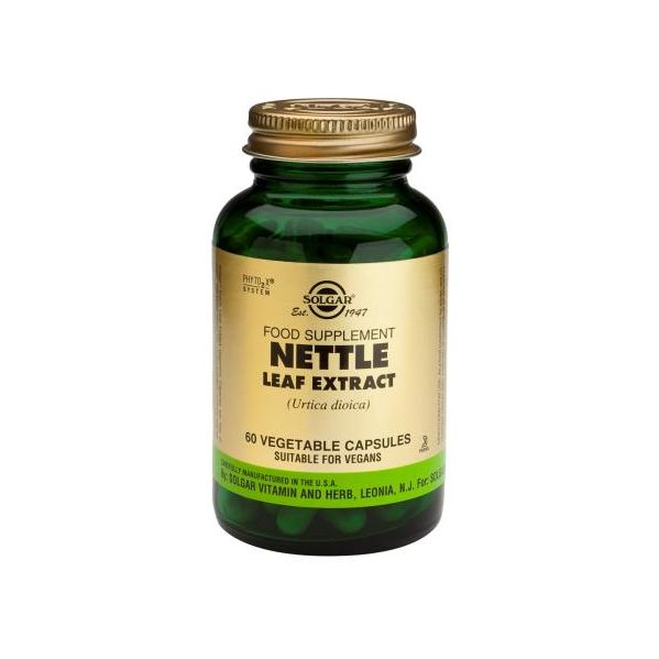 Nettle Leaf Extract 60 Cápsulas Solgar CrisDietéticaSuplementos Online