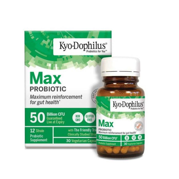 Kyo-Dophilus Max 50 Billions CFU 30 cápsulas - Kyolic - Crisdietética