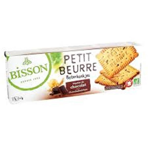 Bolacha Petit Manteiga com Pepitas de Chocolate 150g - Bisson - Crisdietética
