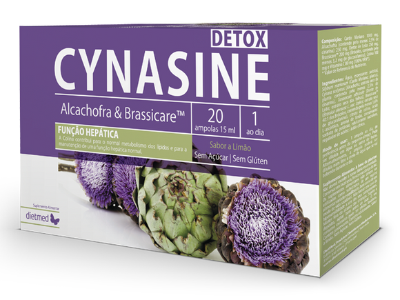 Cynasine Detox 20 Ampolas - Dietmed - Crisdietética