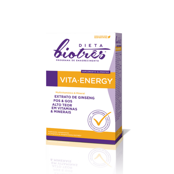 Vita Energy 30 Comprimidos - Biotrês - Crisdietética