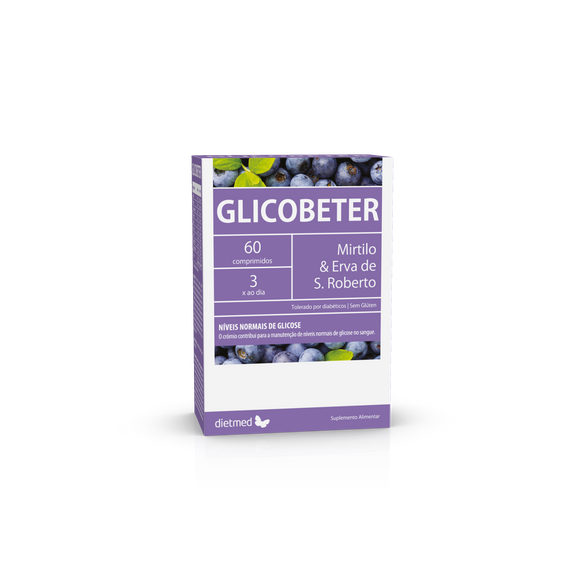 Glicobeter 60 Comprimidos - Dietmed - Crisdietética