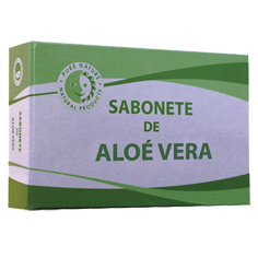 Sabonete de Aloé Vera 90g - Pure Nature - Crisdietética