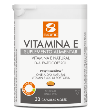Vitamina E 400UI 30 Cápsulas - Biofil - Crisdietética