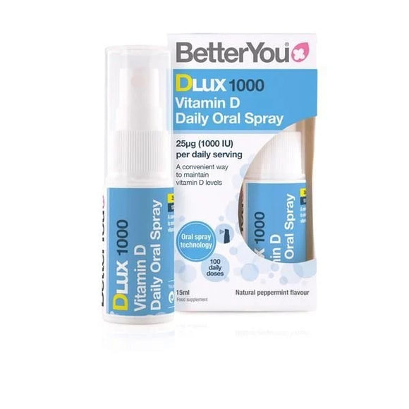 Vitamina D 1000 UI Spray 15ml - Betteryou - Crisdietética