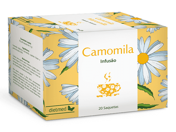 Chá de Camomila 20 Saquetas - Dietmed - Crisdietética