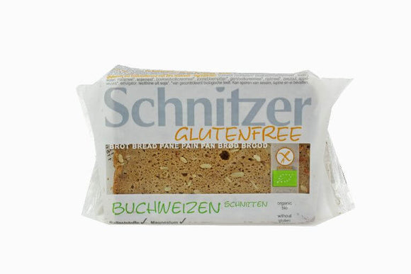 Pão Fatiado Trigo Serraceno Sem Glúten Bio 250g - Schnitzer - Crisdietética