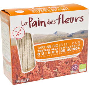Pão Flores Quinoa Sem Gluten Bio 150g - Le Pain Des Fleurs - Crisdietética