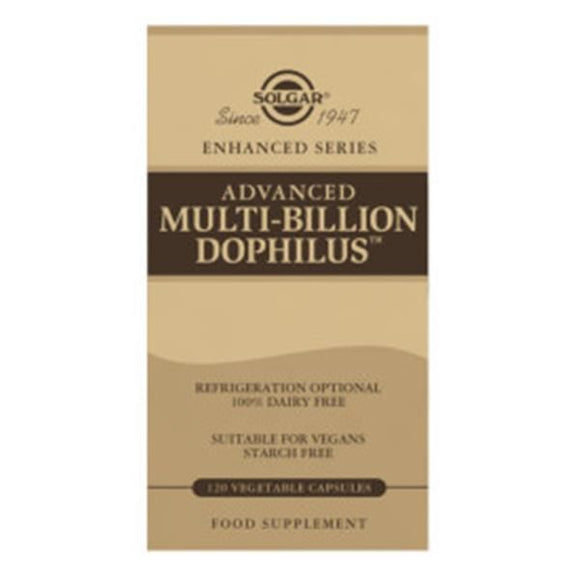 Advanced Multi-Billion Dophilus 120 cápsulas - Solgar - Crisdietética