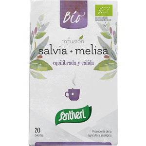 Infusión de Salvia Sanaflor + Limoncillo Ecológico 20 Sobres - Santiveri - Crisdietética