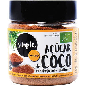 Organic Coconut Sugar 115g - Simple - Crisdietética
