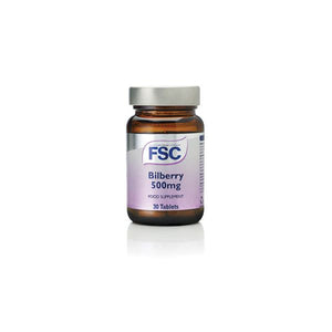Bilberry ( Blueberry) 500mg 30 Pills - FSC - Crisdietética