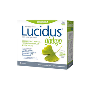 Lucidus Ginkgo 30 Ampoules - Farmodietica - Crisdietética