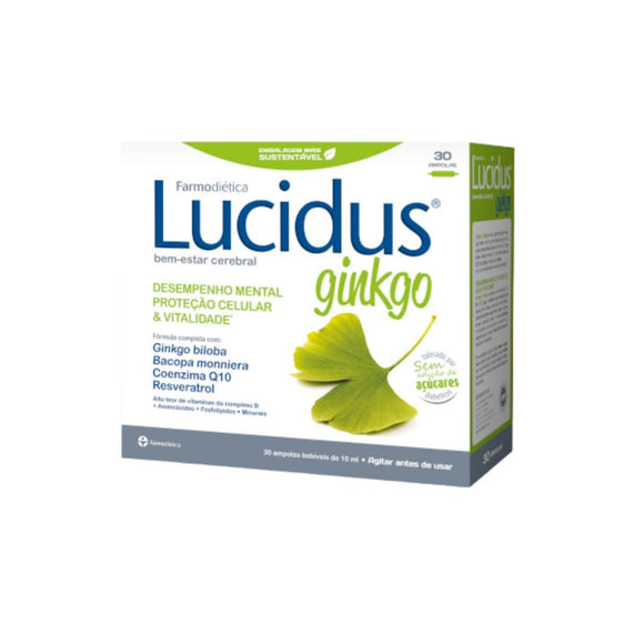 Lucidus Ginkgo 30 Ampolas - Farmodietica