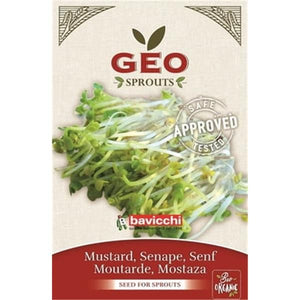 Organic Mustard Seeds for Germinating 50g - Bavicchi - Crisdietética