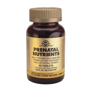 Prenatal Nutrients 60 Pills - Solgar - Chrysdietética