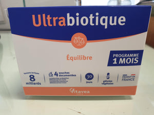 Ultrabiotique 60 粒胶囊 - Vitavea Santé - Crisdietética