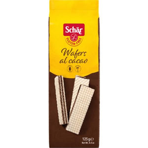 Wafers with Gluten-Free Cocoa Cream 125g - Schar - Crisdietética