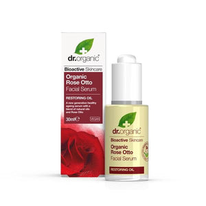 Serum Aceite Facial Rosa Damascena Bio 30ml - Dr.Organic - Crisdietética