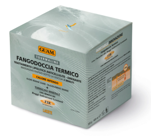Fangodoccia Termico Guam® Tourmaline – Lama Térmica para o Duche 500g- Guam - Crisdietética
