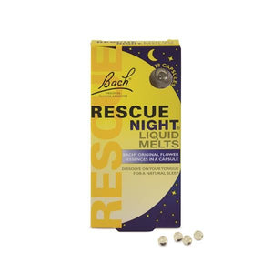 Rescue Bach Night Pearls 28 Capsules - Bach - Crisdietética