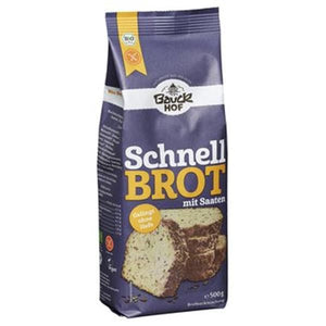 Prepared for Gluten-Free Organic Seeds Brown Rice Bread 500g - Bauck Hof - Crisdietética