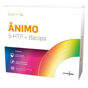 Ânimo 5 HTP + Bacopa 30 Ampollas - Bioceutica - Crisdietética
