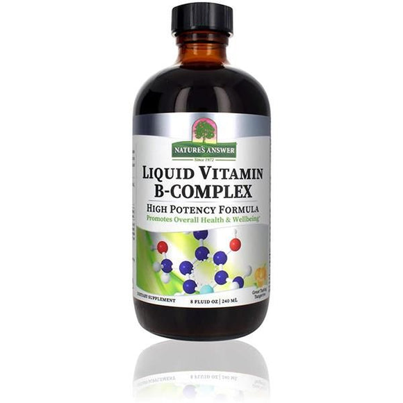 Vitaminas Complexo B S/ Álcool 240ml - Natures Answer - Crisdietética