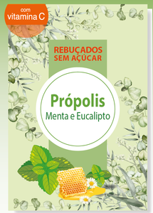 Propolis Sugar Free Candies (Mint and Eucalyptus Flavor) 75g -2MPharma - Crisdietética