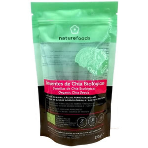 Organic Chia Seeds 125g - Naturefoods - Crisdietética