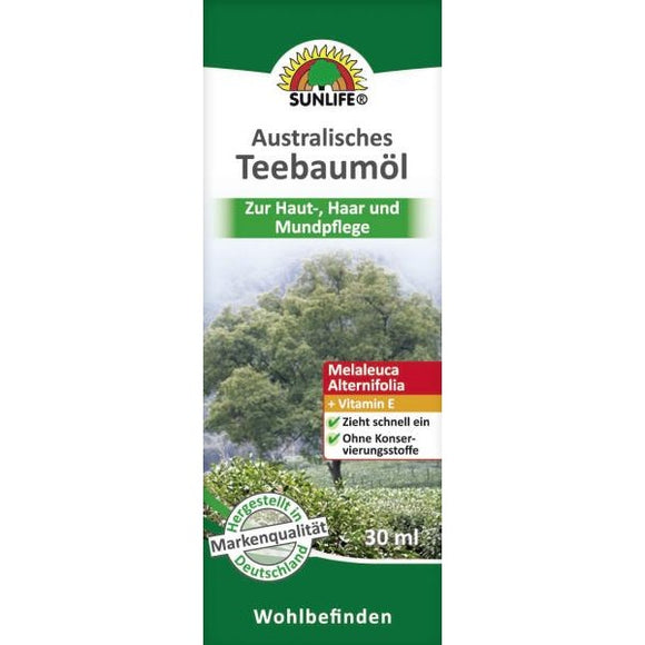 Tea Tree Oil 30ml - Sunlife - Crisdietética