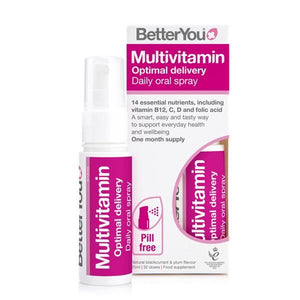 Spray Oral Quotidien Multivitaminé Minéral 25 ml - BetterYou - Crisdietética