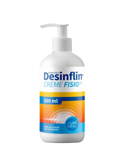 Desinflin Fisio Creme 500ml - Farmodiética - Crisdietética