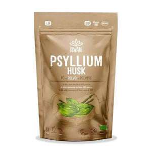 Psyllium Husk Fiber Powder Bio 125g - Iswari - Crisdietética