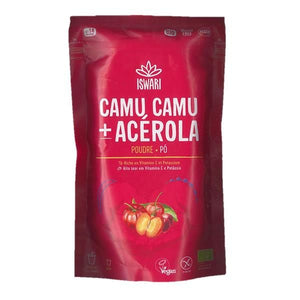 Camu Camu und Acerola Pulver 70g - Iswari - Crisdietética