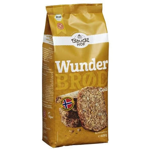 Prepared Wunder Gold Bio Gluten-Free Bread 600g - Bauck Hof - Crisdietética