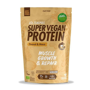 Super veganes Protein-Fitness mit Erdnüssen und Maca Bio 875g – Iswari – Crisdietética