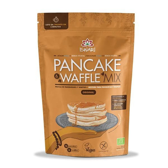 Pancake & Waffle Mix Original Bio 400g- Iswari - Crisdietética