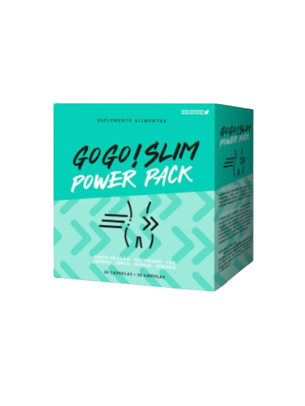 Go Go Slim Power Pack 30 Cápsulas + 30 Ampolas - Farmodietética - Crisdietética