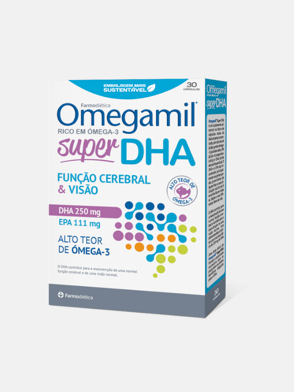 Omegamil Super DHA 30 Cápsulas - Farmodiética - Crisdietética