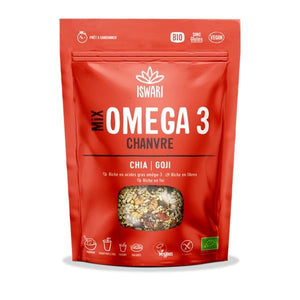 Mix Omega-3 Bio Hemp Chia Goji 200g - Iswari - Crisdietética
